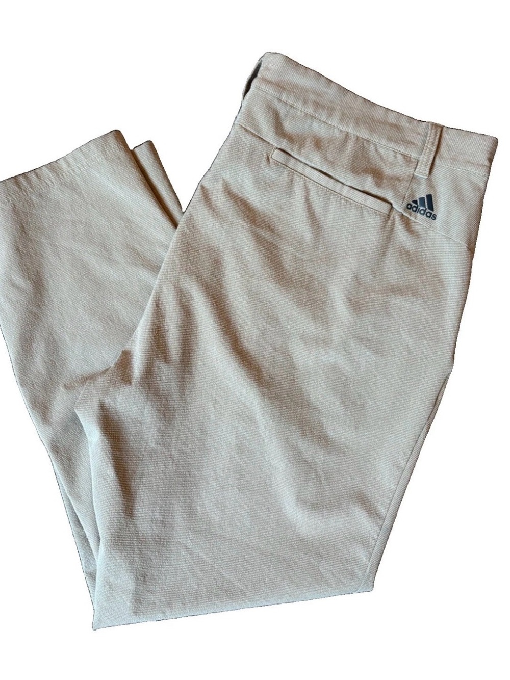 Adidas Pants Mens 40 x  30 Khaki Golf Stretch Athletic Performance Beige Chino